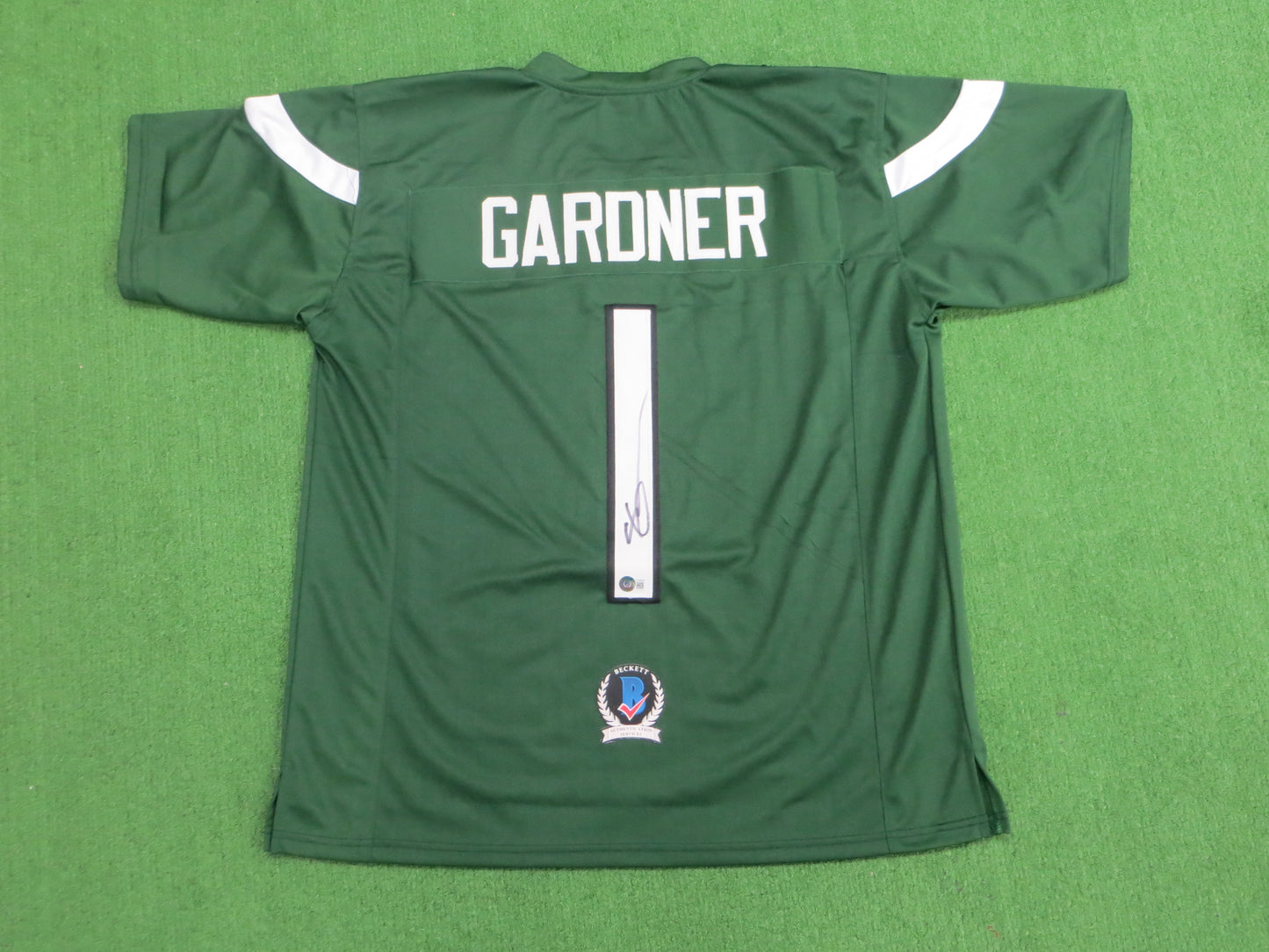 SAUCE GARDNER NEW YORK NY JETS SIGNED JERSEY BAS COA