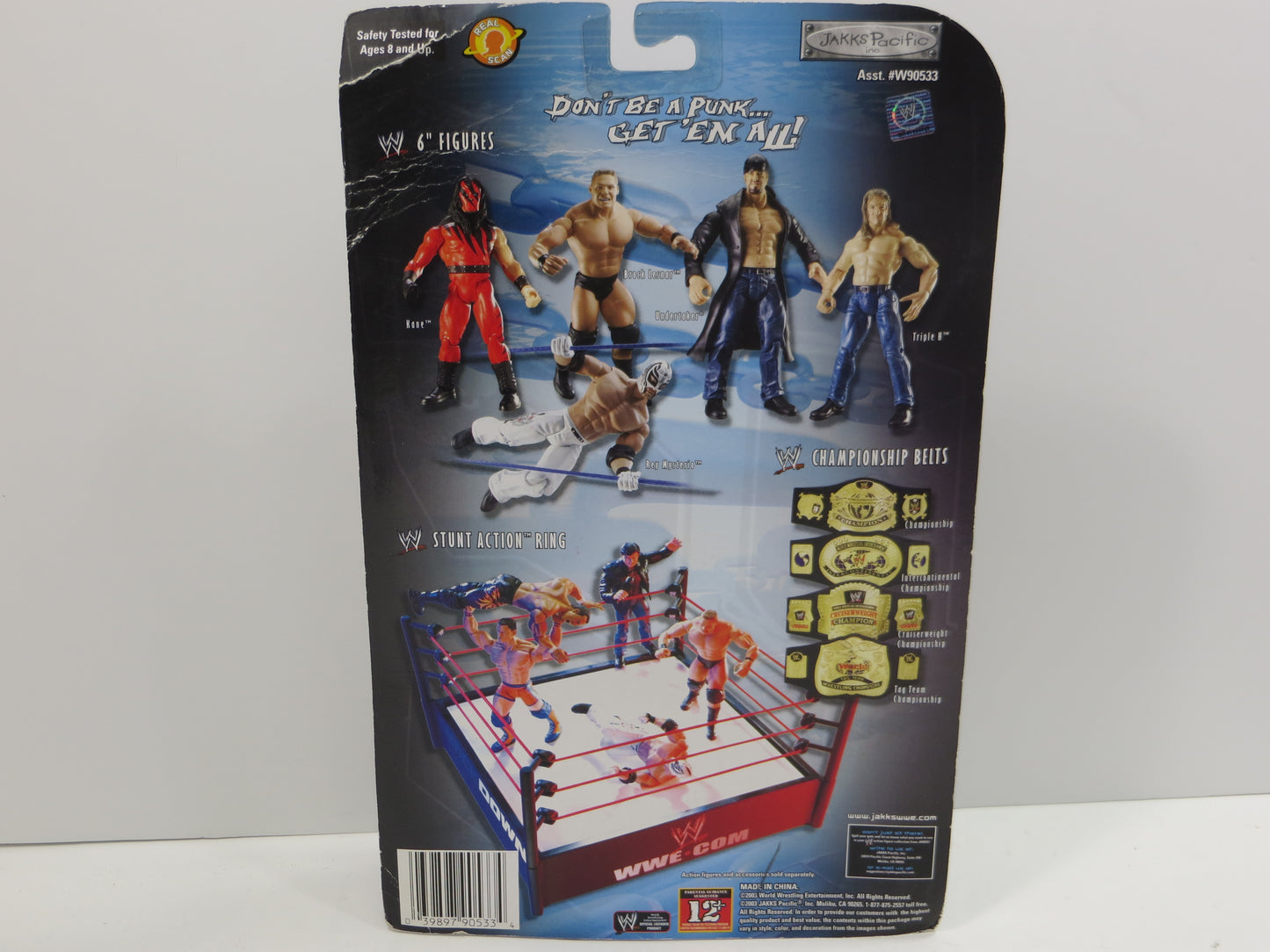 STONE COLD STEVE AUSTIN SIGNED JAKKS Pacific Backlash Series 2 WWE FIGURINE JSA