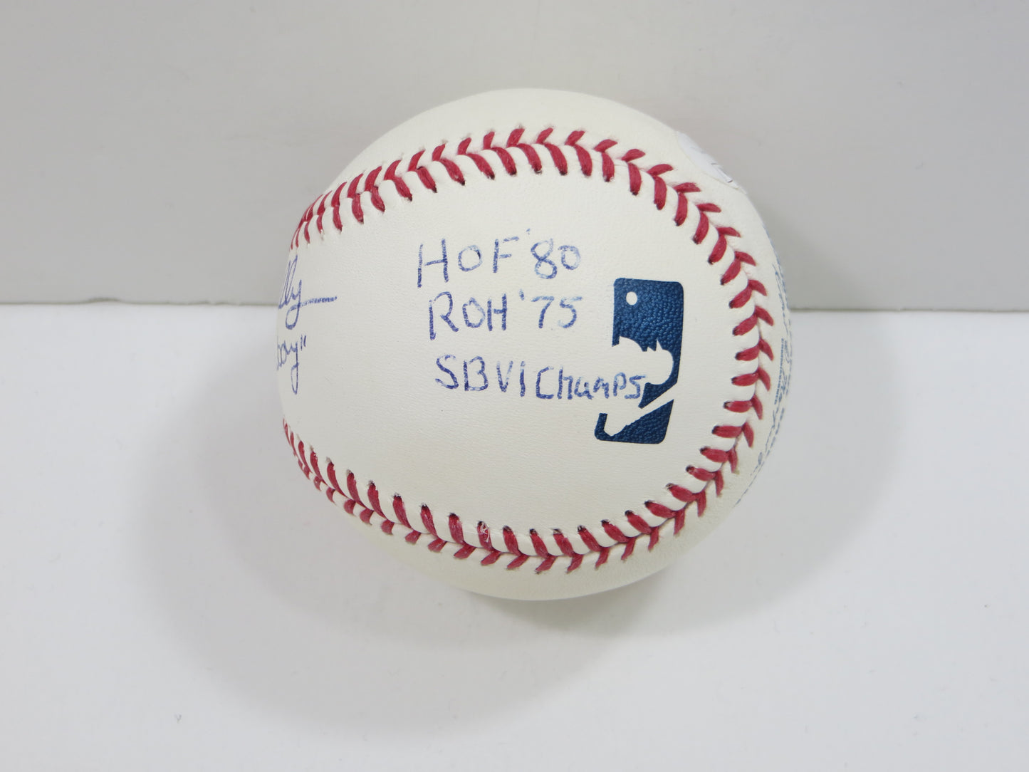BOB LILLY DALLAS COWBOYS TCU HORNED FROGS SIGNED OML BASEBALL w/STATS JSA PROOF
