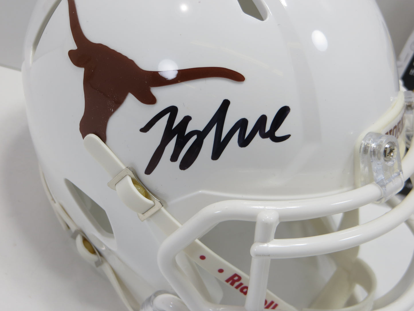 JAYDON BLUE SIGNED TEXAS LONGHORNS MINI HELMET Dallas Cowboys JSA COA