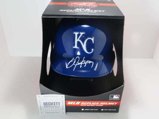 BO JACKSON SIGNED KANSAS CITY ROYALS Rawlings FULL SIZE BATTING HELMET BAS