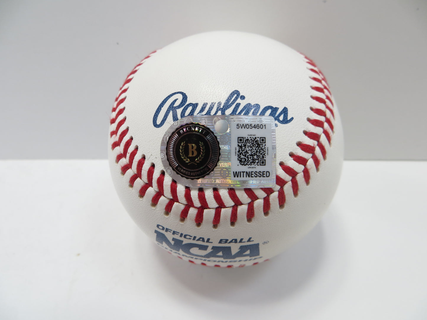 DAYTON TOCKEY SIGNED Rawlings NCAA 2026 WS BASEBALL OU OKLAHOMA SOONERS BAS
