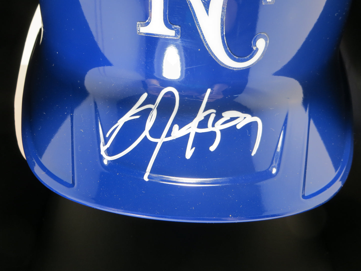 BO JACKSON SIGNED KANSAS CITY ROYALS Rawlings FULL SIZE BATTING HELMET BAS