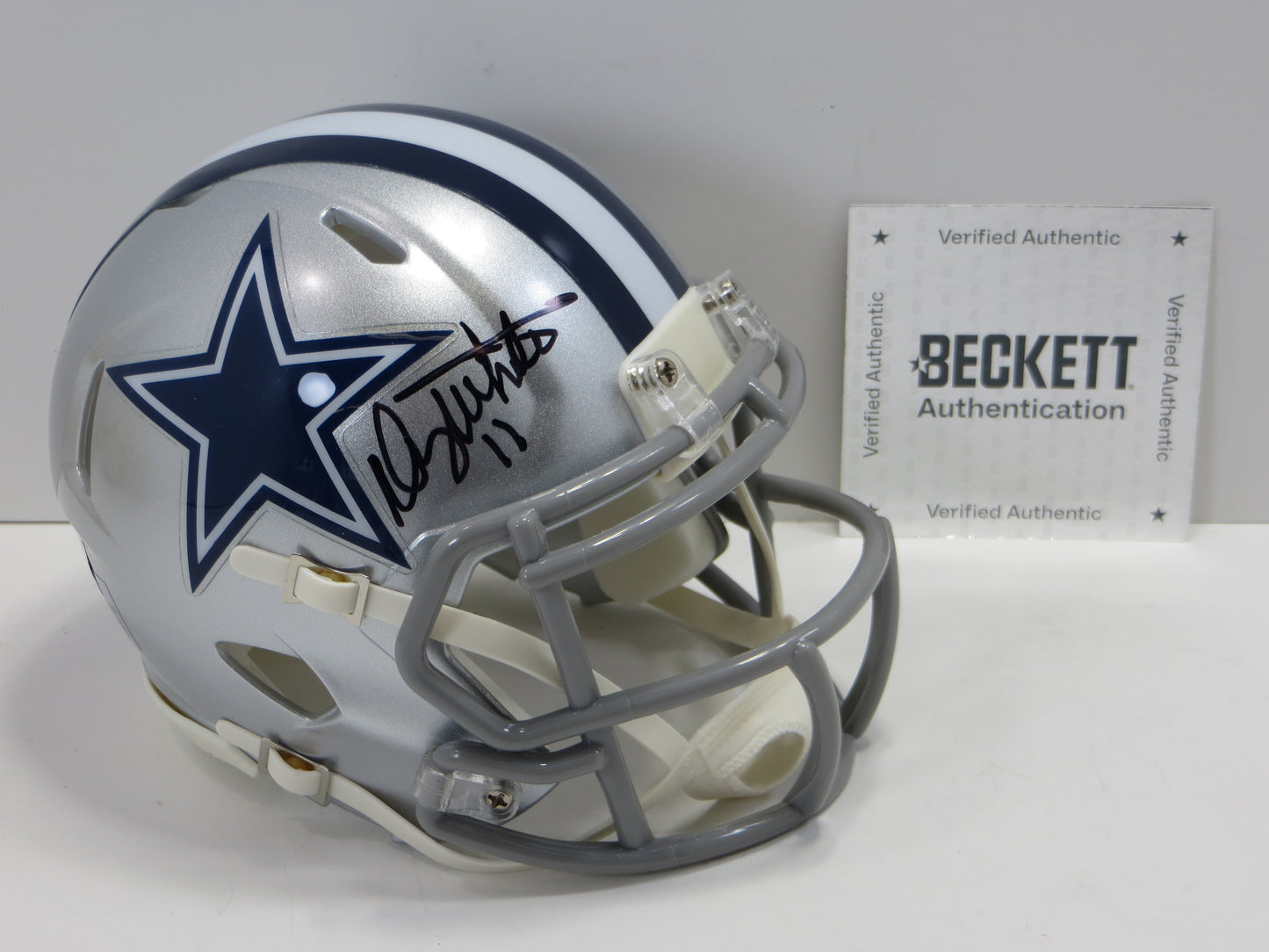 DANNY WHITE SIGNED DALLAS COWBOYS MINI HELMET ASU SUN DEVILS BAS