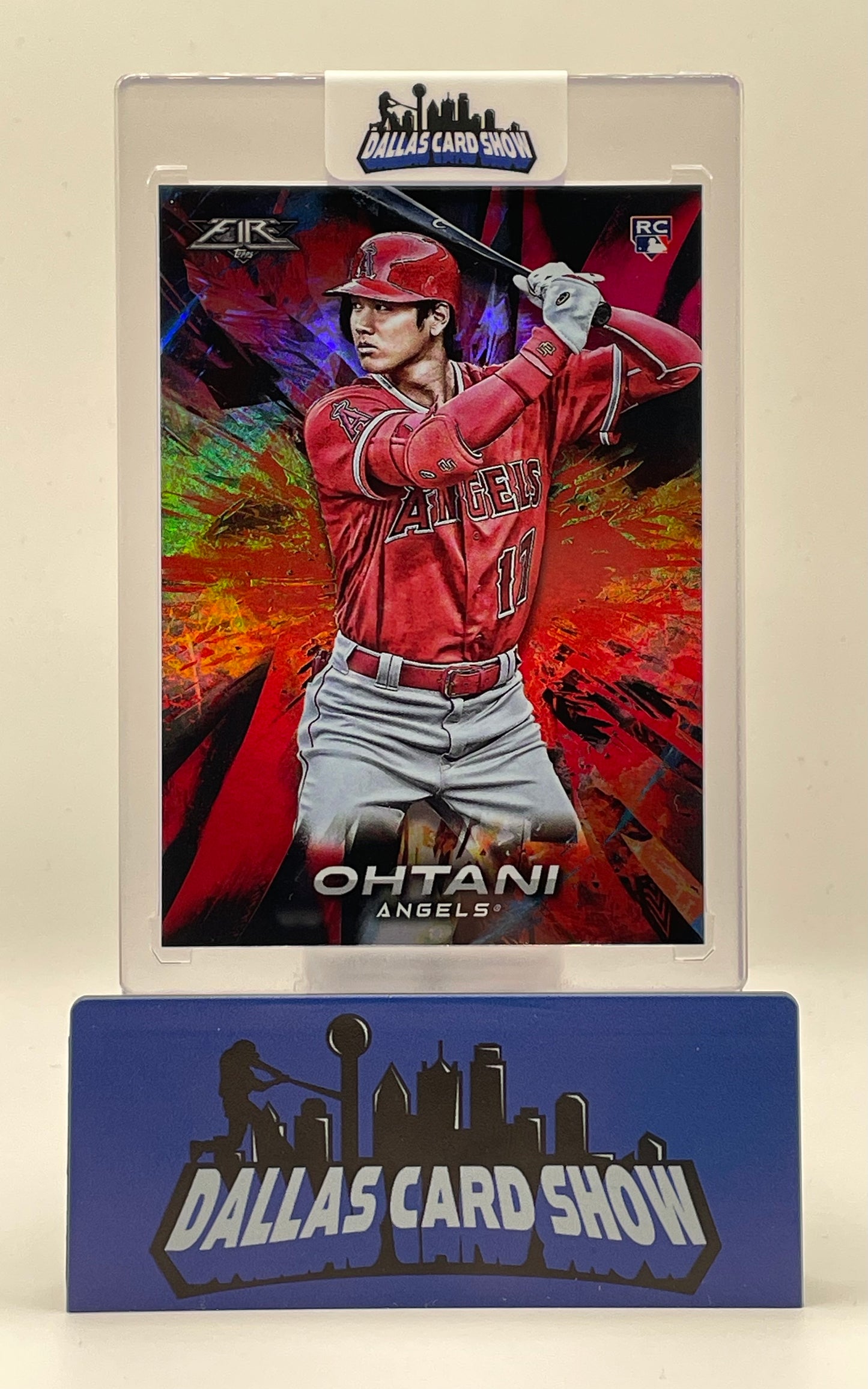 2018 Topps Fire #150 Shohei Ohtani Fire Flame Rookie RC