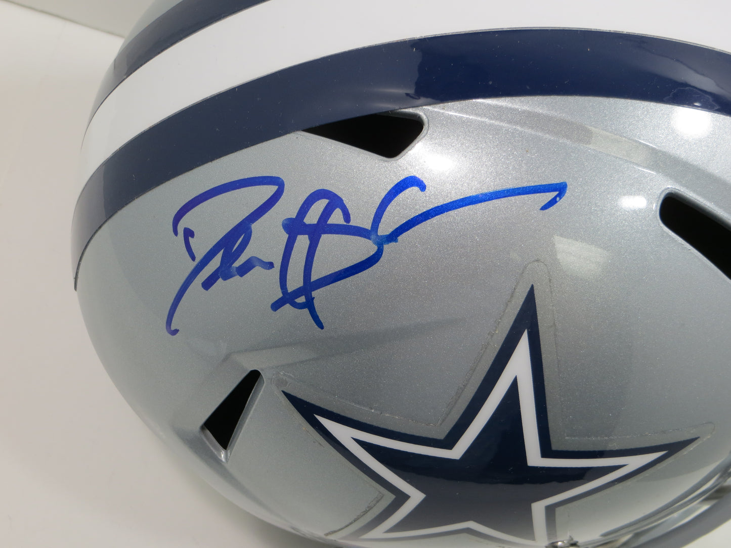 DEION SANDERS Dallas Cowboys SIGNED RIDDELL FULL SIZE HELMET Colorado 49ers BAS