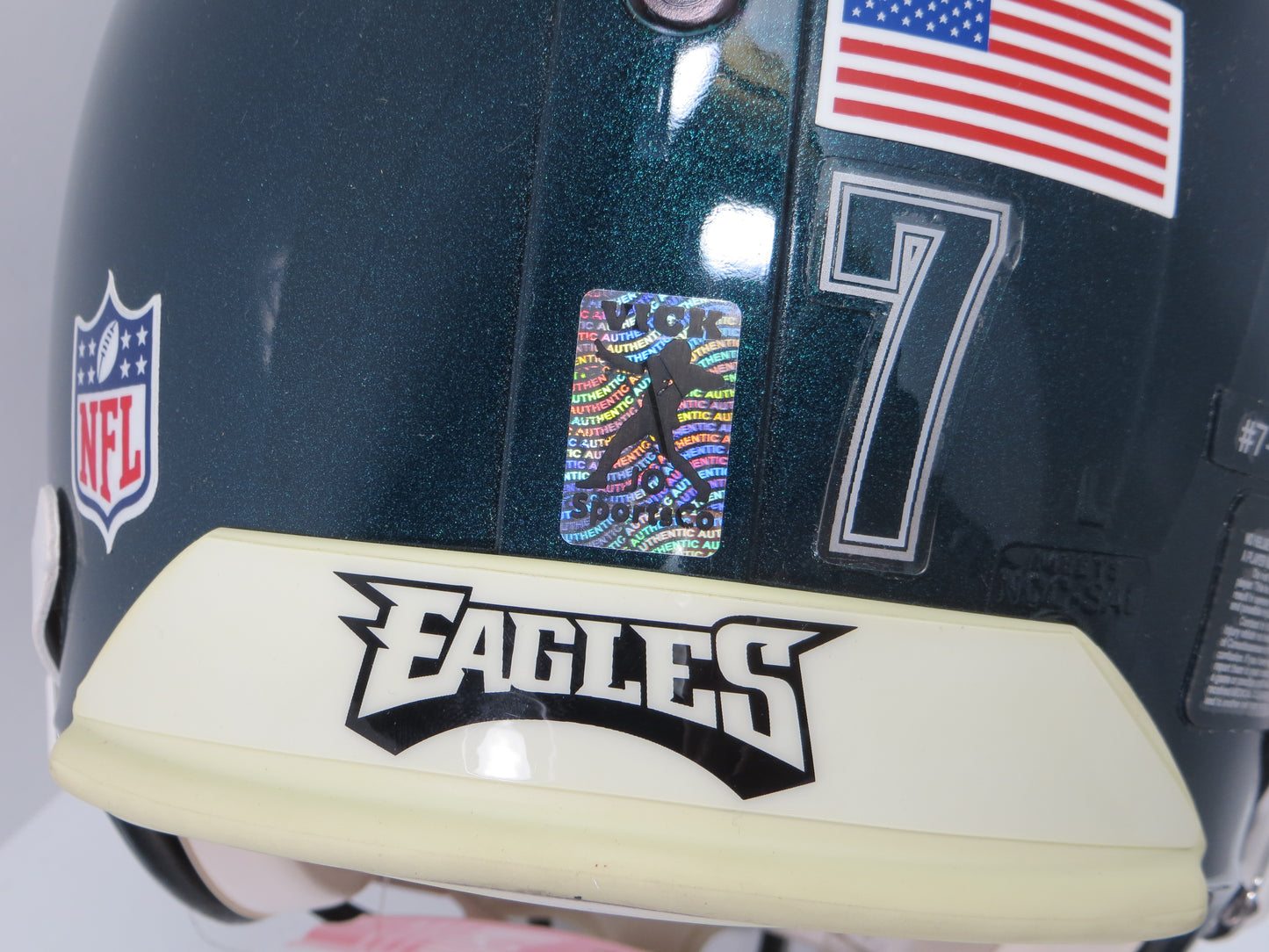 MIKE MICHAEL VICK Philadelphia Eagles SIGNED AUTHENTIC PROLINE HELMET w/VISOR