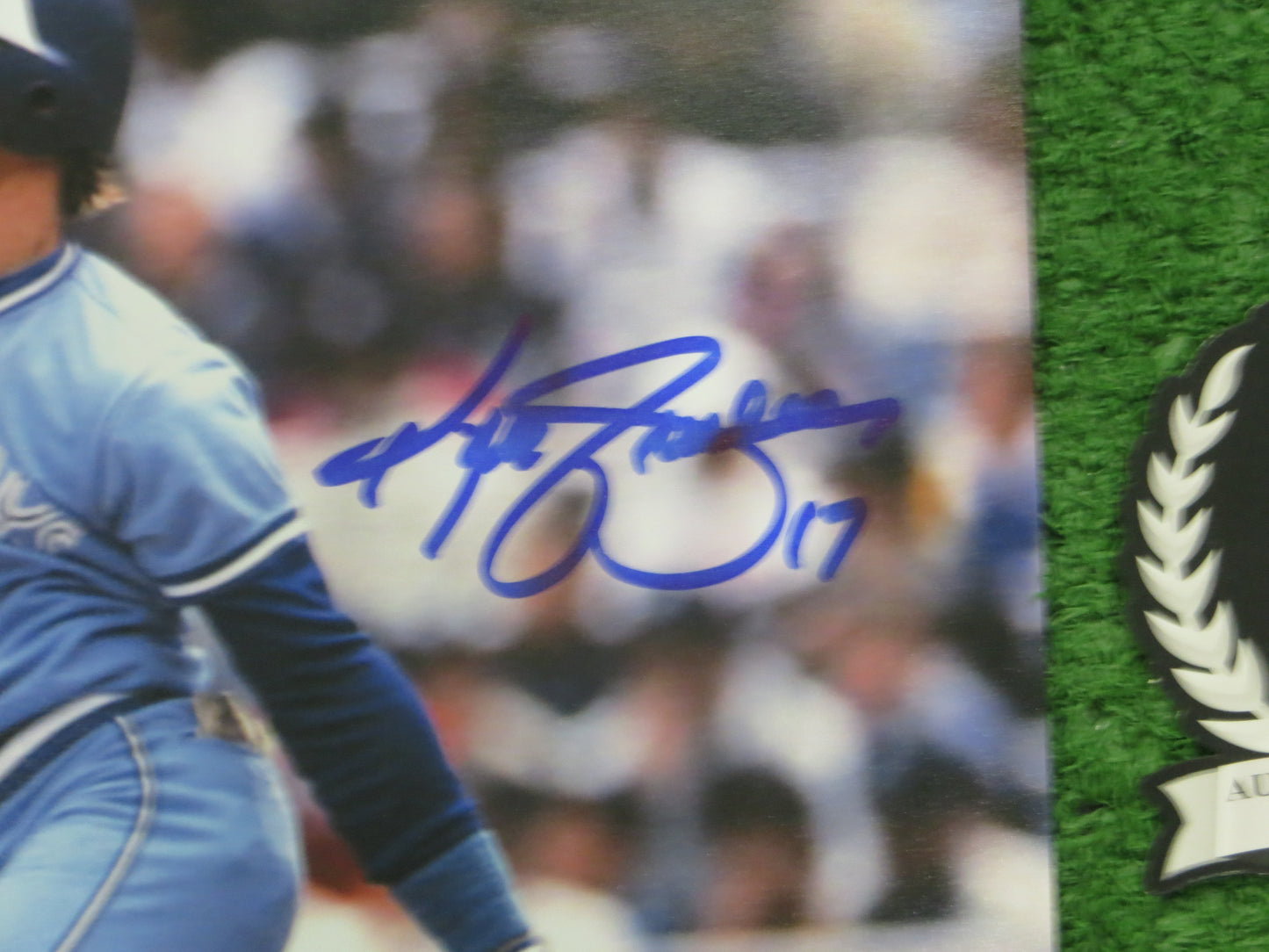 KELLY GRUBER Signed 8x10 Photo TORONTO BLUE JAYS BAS COA