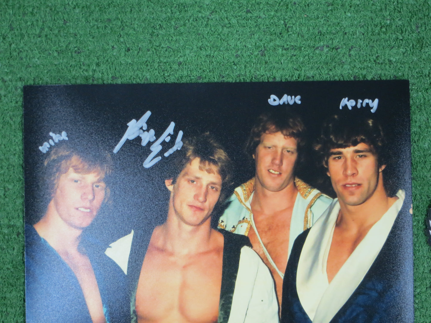 KEVIN VON ERICH SIGNED 8x10 PHOTO w/Brothers Names BAS COA