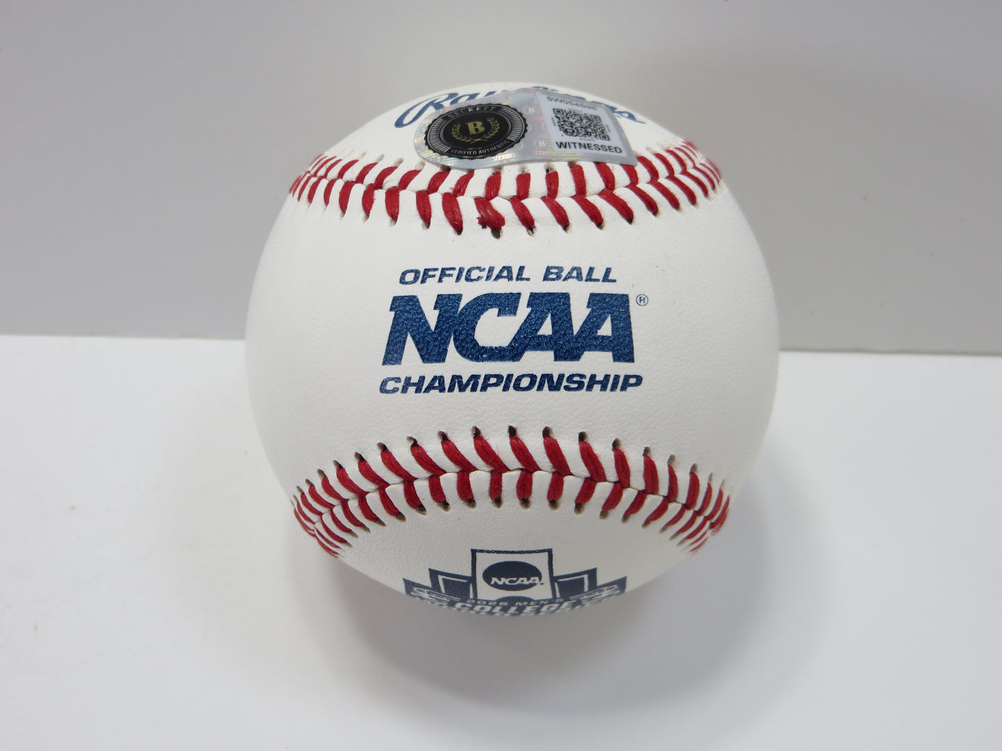 DAYTON TOCKEY SIGNED Rawlings NCAA 2026 WS BASEBALL OU OKLAHOMA SOONERS BAS