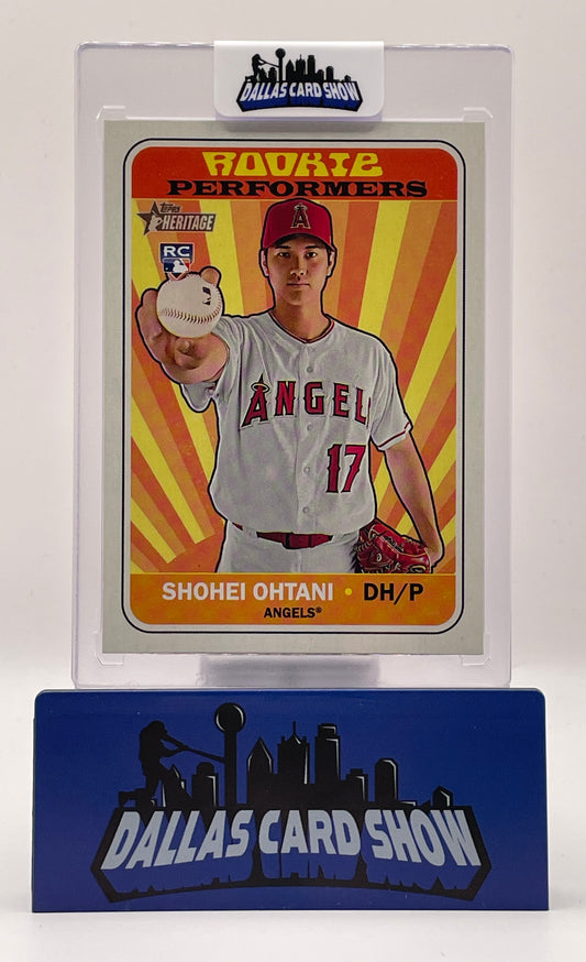 2018 Topps Heritage #RP-SO Shohei Ohtani Rookie Performers RC