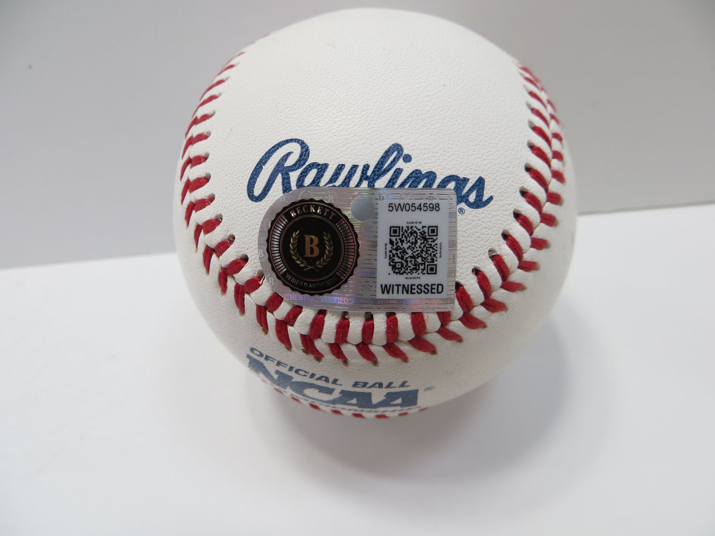 DAYTON TOCKEY SIGNED Rawlings NCAA 2026 WS BASEBALL OU OKLAHOMA SOONERS BAS
