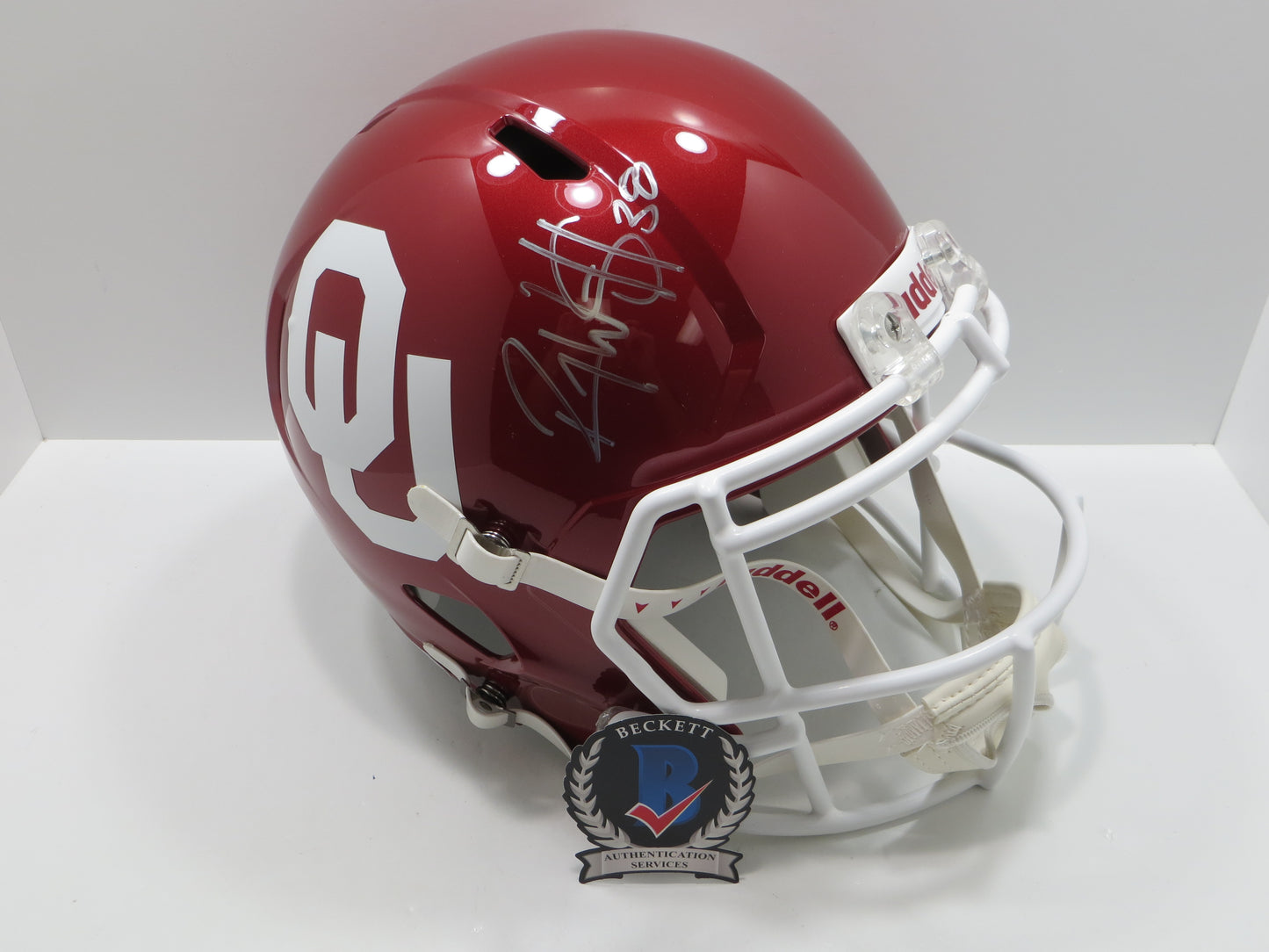 ROY WILLIAMS OU OKLAHOMA SOONERS SIGNED FULL SIZE Helmet Dallas Cowboys BAS