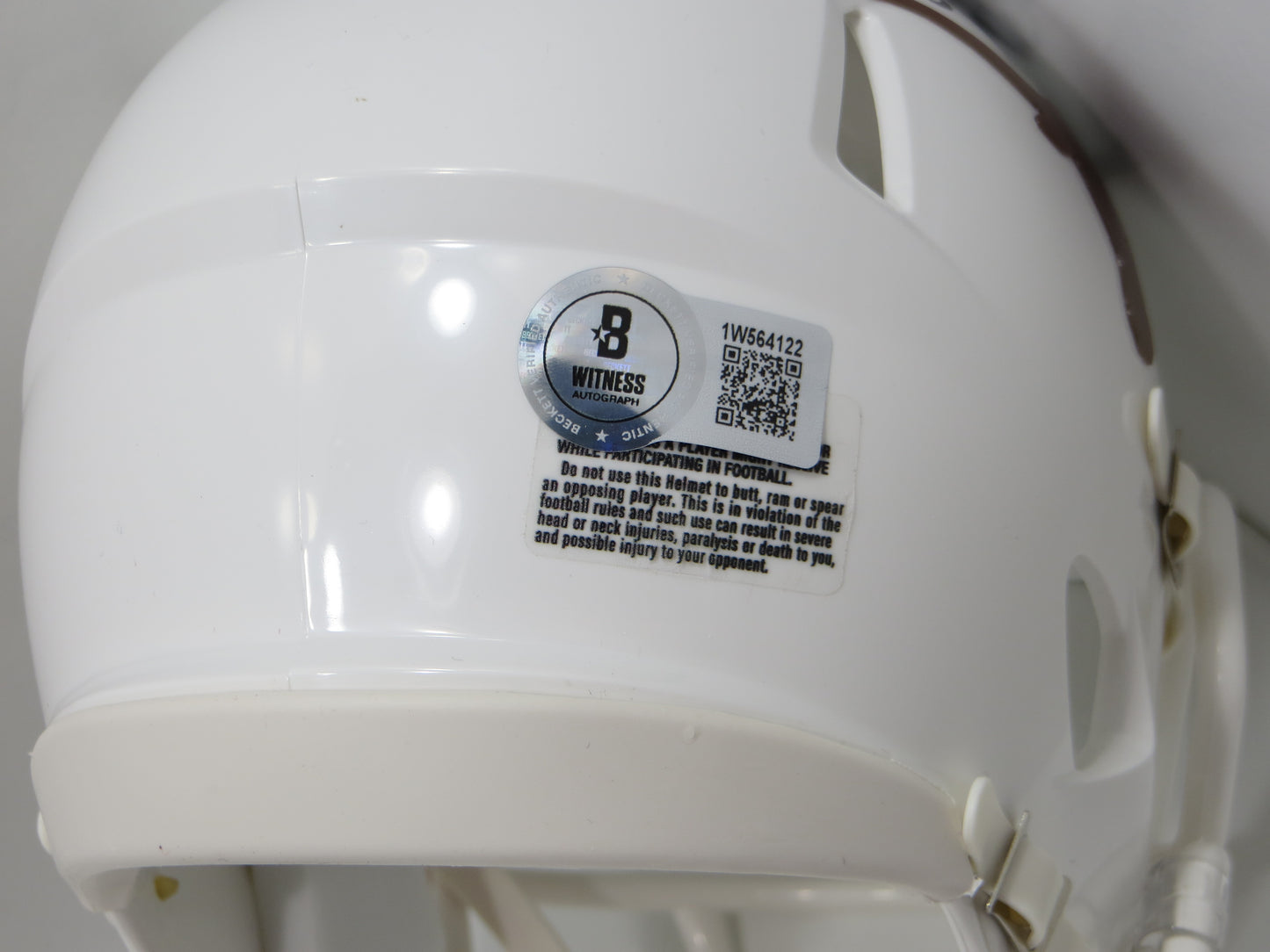 JORDAN SHIPLEY SIGNED TEXAS LONGHORNS Riddell MINI HELMET BAS COA