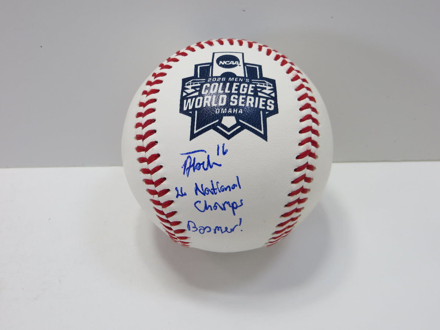 DAYTON TOCKEY SIGNED Rawlings NCAA 2026 WS BASEBALL OU OKLAHOMA SOONERS BAS