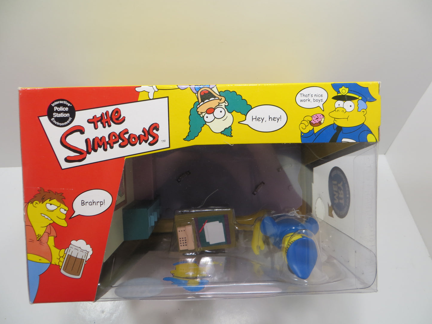 TONE RODRIGUEZ SIGNED SKETCHED Officer Eddie Police Station SIMPSONS FIGURINE