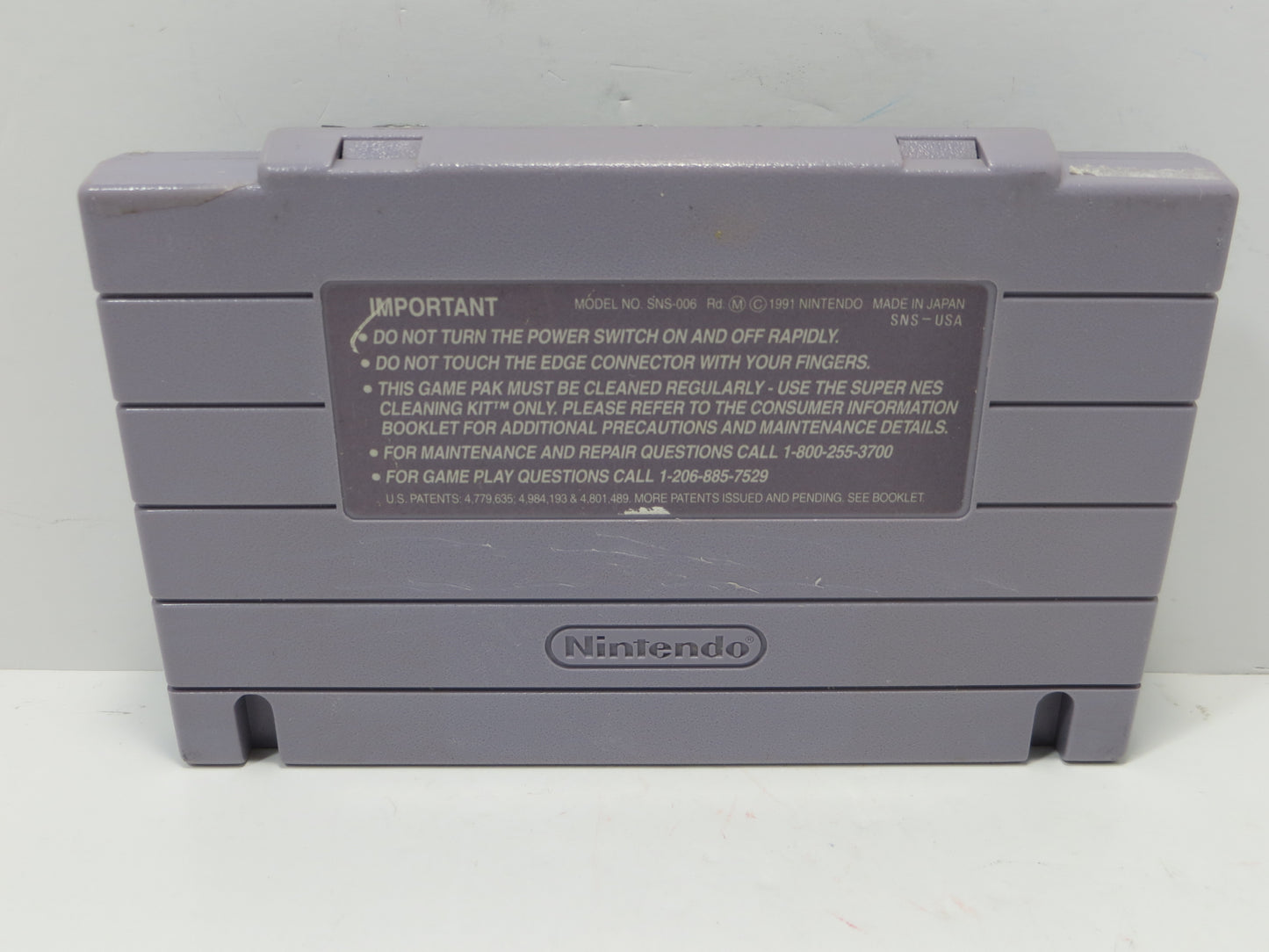 NOLAN RYAN TEXAS RANGERS SIGNED Super Nintendo SNES CARTRIDGE GAME PSA COA