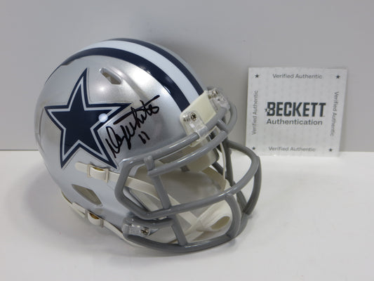 DANNY WHITE SIGNED DALLAS COWBOYS MINI HELMET ASU SUN DEVILS BAS