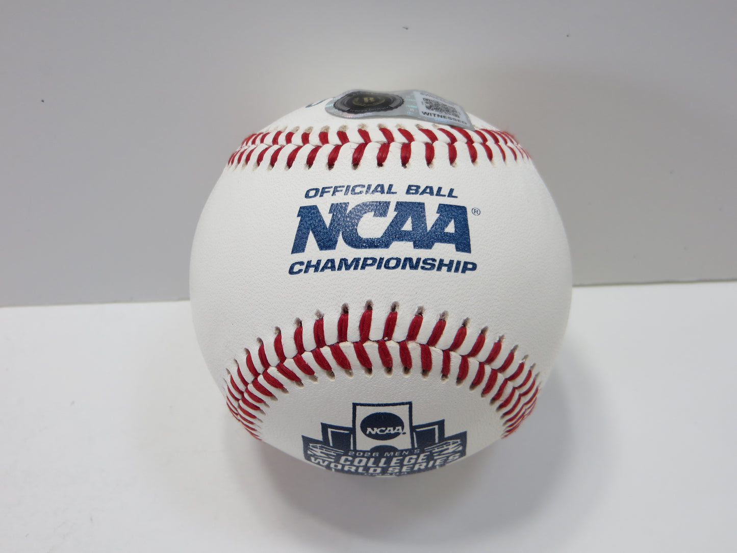 DAYTON TOCKEY SIGNED Rawlings NCAA 2026 WS BASEBALL OU OKLAHOMA SOONERS BAS