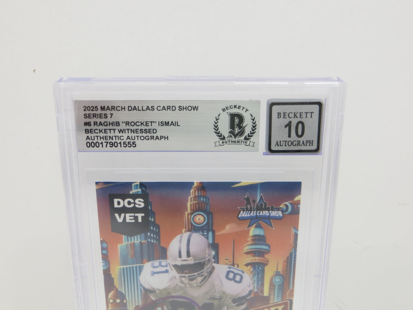 2025 MARCH DALLAS CARD SHOW SERIES 7 RAGHIB "ROCKET" ISMAIL BAS 10 AUTO