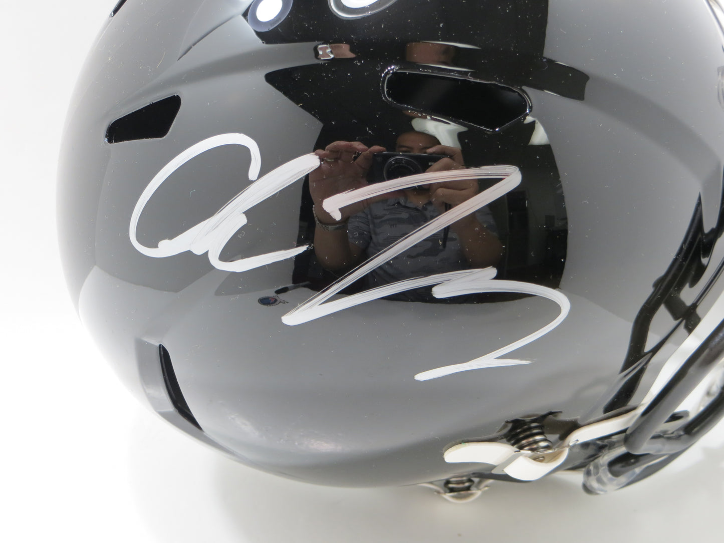 CHASE YOUNG SIGNED WASHINGTON COMMANDERS F/S HELMET Fanatics Holo OHIO ST