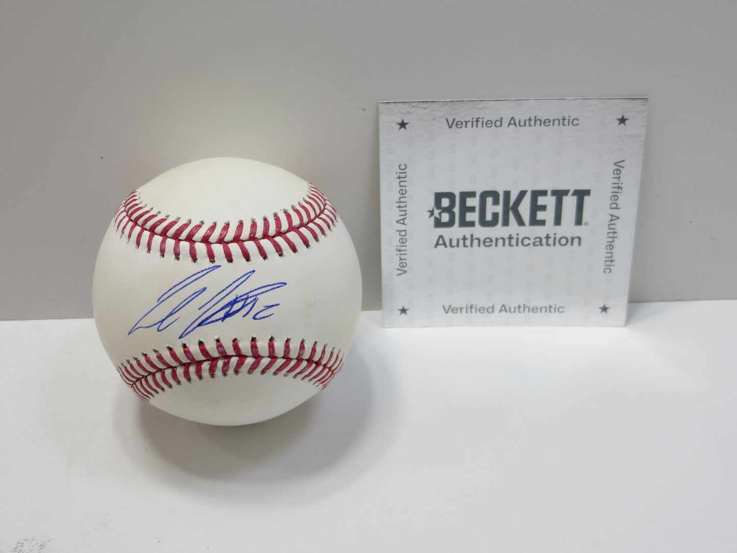 COLSON MONTGOMERY SIGNED Rawlings OML BASEBALL Chicago White Sox BAS