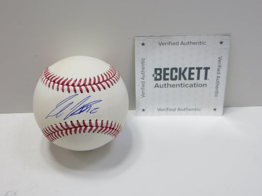 COLSON MONTGOMERY SIGNED Rawlings OML BASEBALL Chicago White Sox BAS
