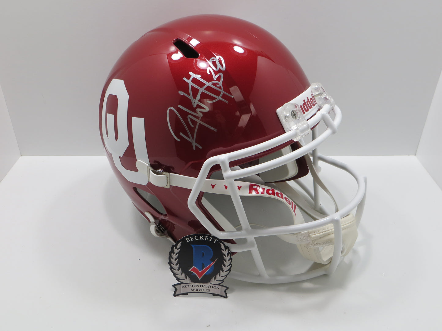 ROY WILLIAMS OU OKLAHOMA SOONERS SIGNED FULL SIZE Helmet Dallas Cowboys BAS