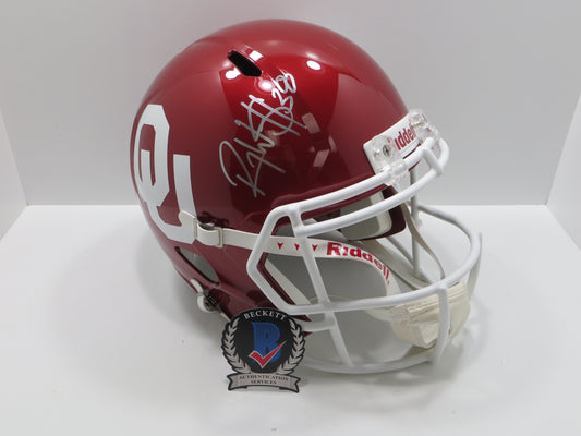 ROY WILLIAMS OU OKLAHOMA SOONERS SIGNED FULL SIZE Helmet Dallas Cowboys BAS