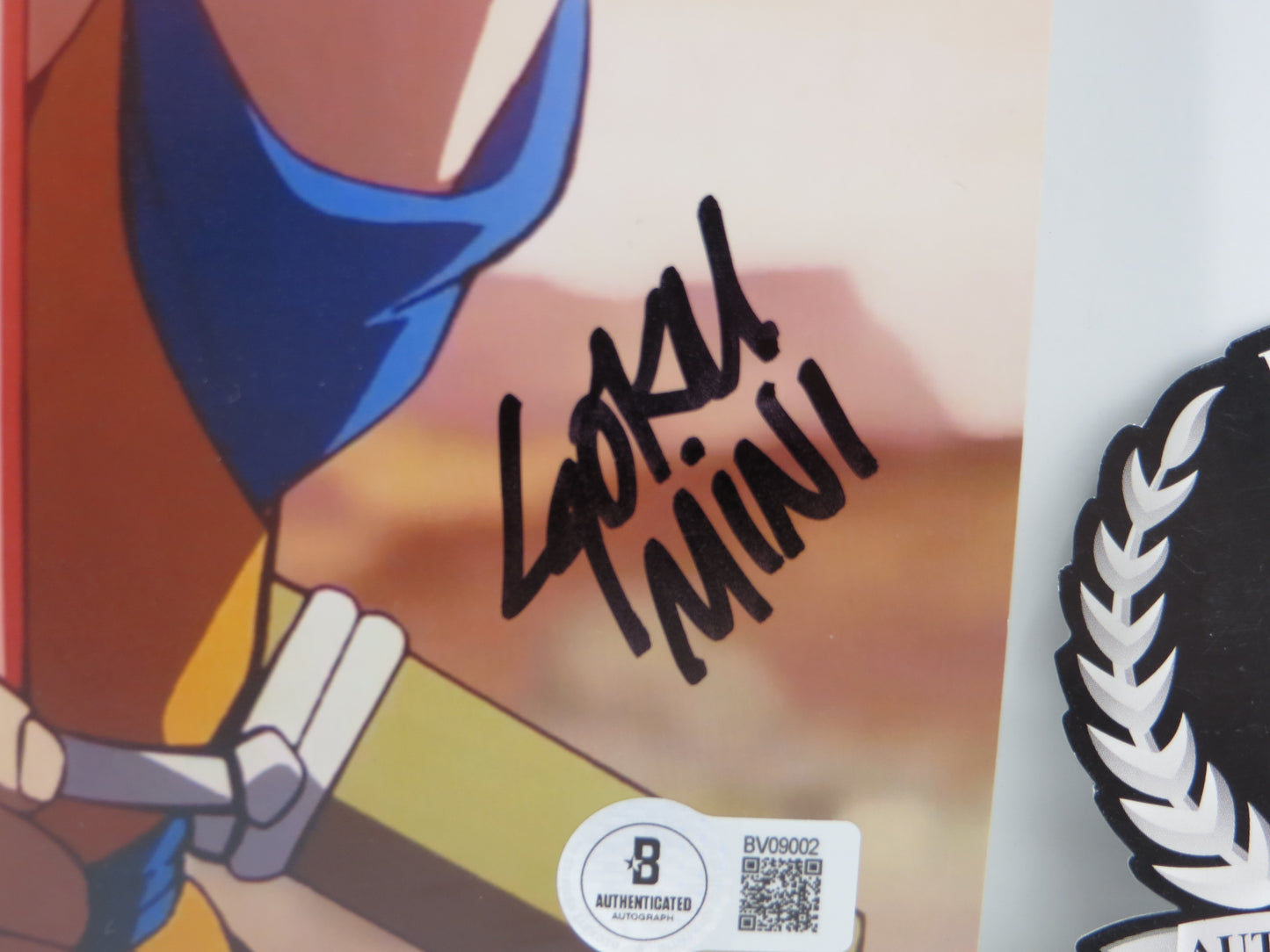 STEPHANIE NADOLNY SIGNED 8x10 PHOTO Dragon Ball Z Goku Mini w/INSC BAS COA