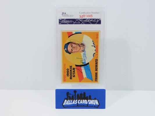 FRANK THOMAS SIGNED 1960 TOPPS Rookie Baseball Card #132 JSA SLAB Authentic AUTO