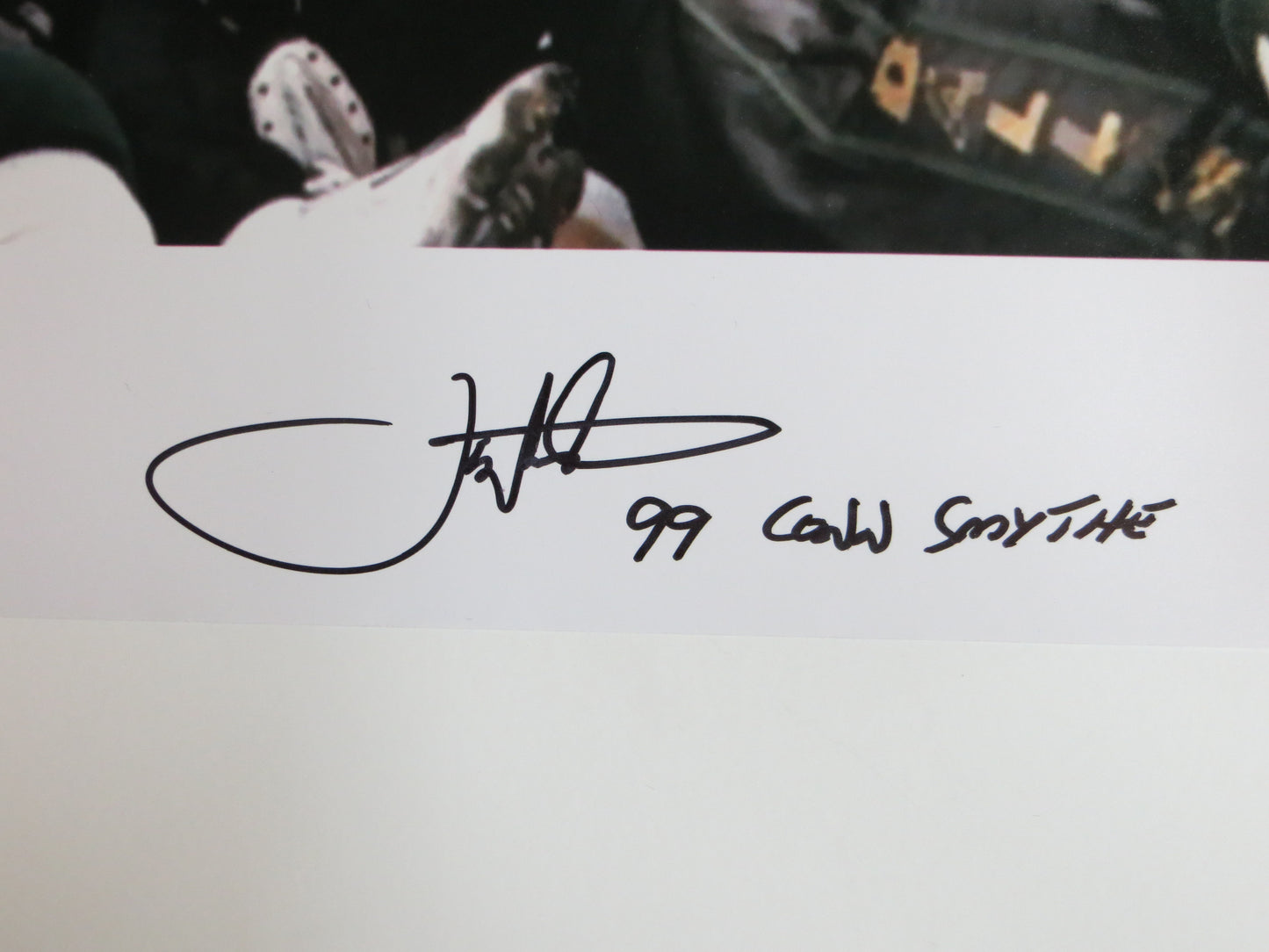 JOE NIEUWENDYK DALLAS STARS SIGNED Stanley Cup 16x20 w/99 CONN SMYTHE BAS