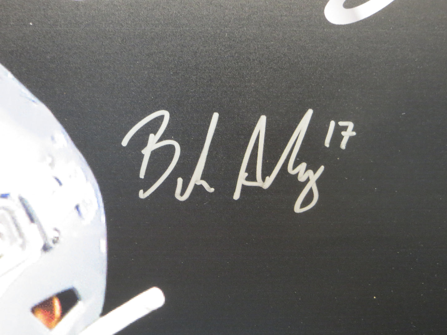 BRANDON AUBREY DALLAS COWBOYS SIGNED 24x36 Dallas Card Show FOAM BOARD BAS