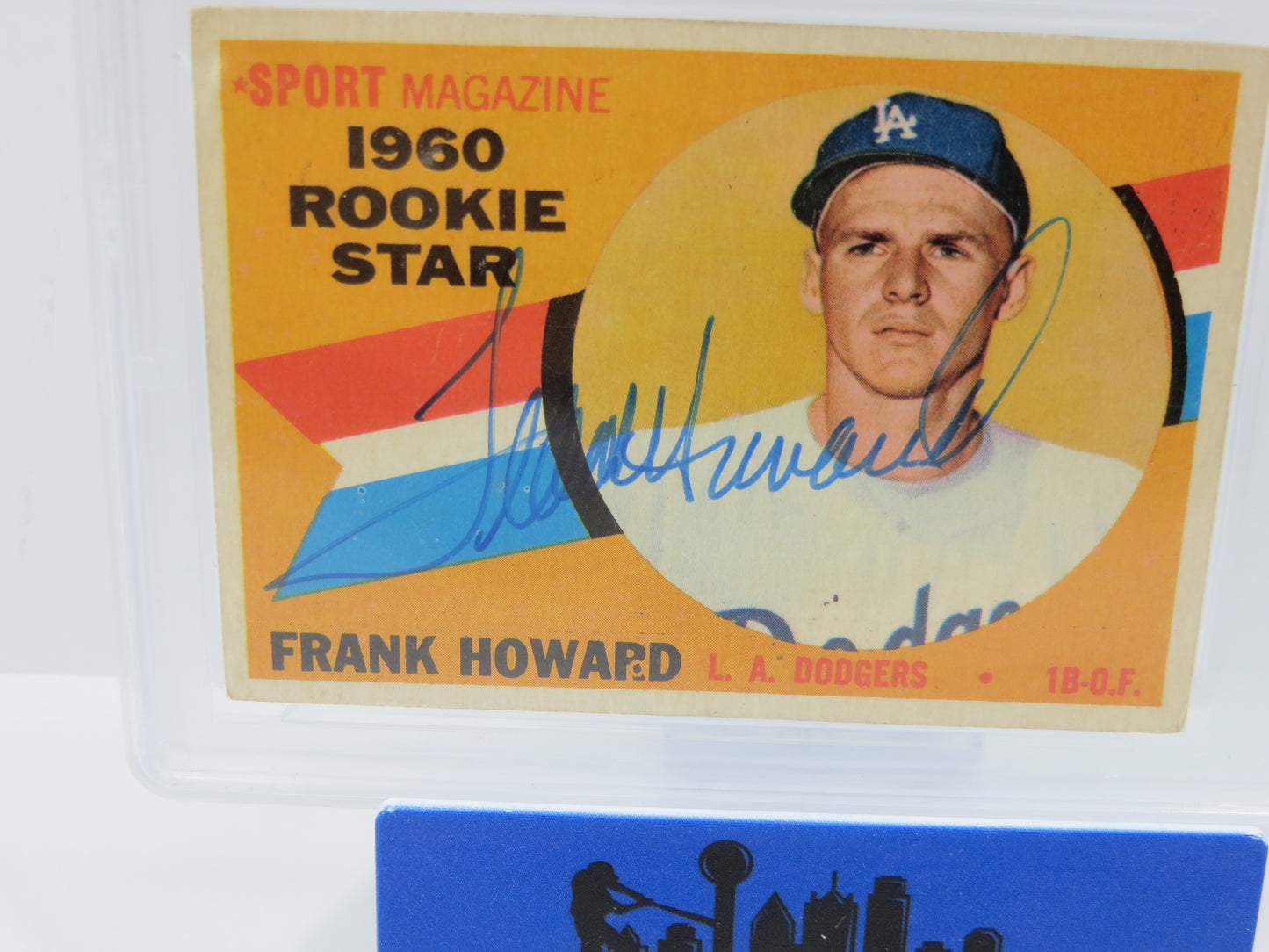 FRANK THOMAS SIGNED 1960 TOPPS Rookie Baseball Card #132 JSA SLAB Authentic AUTO