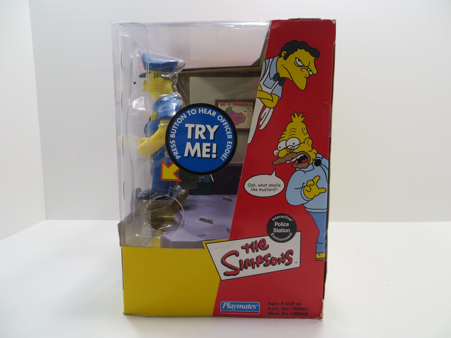 TONE RODRIGUEZ SIGNED SKETCHED Officer Eddie Police Station SIMPSONS FIGURINE