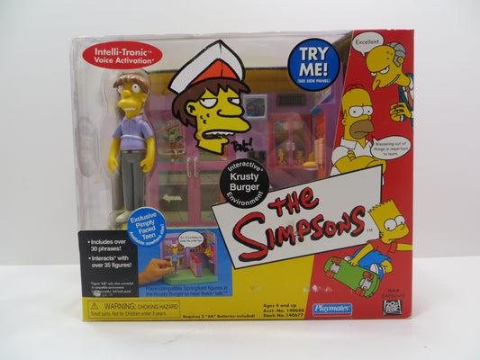 TONE RODRIGUEZ SIGNED SKETCHED Pimply Faced Teen - Krusty Burger SIMPSONS FIGURINE
