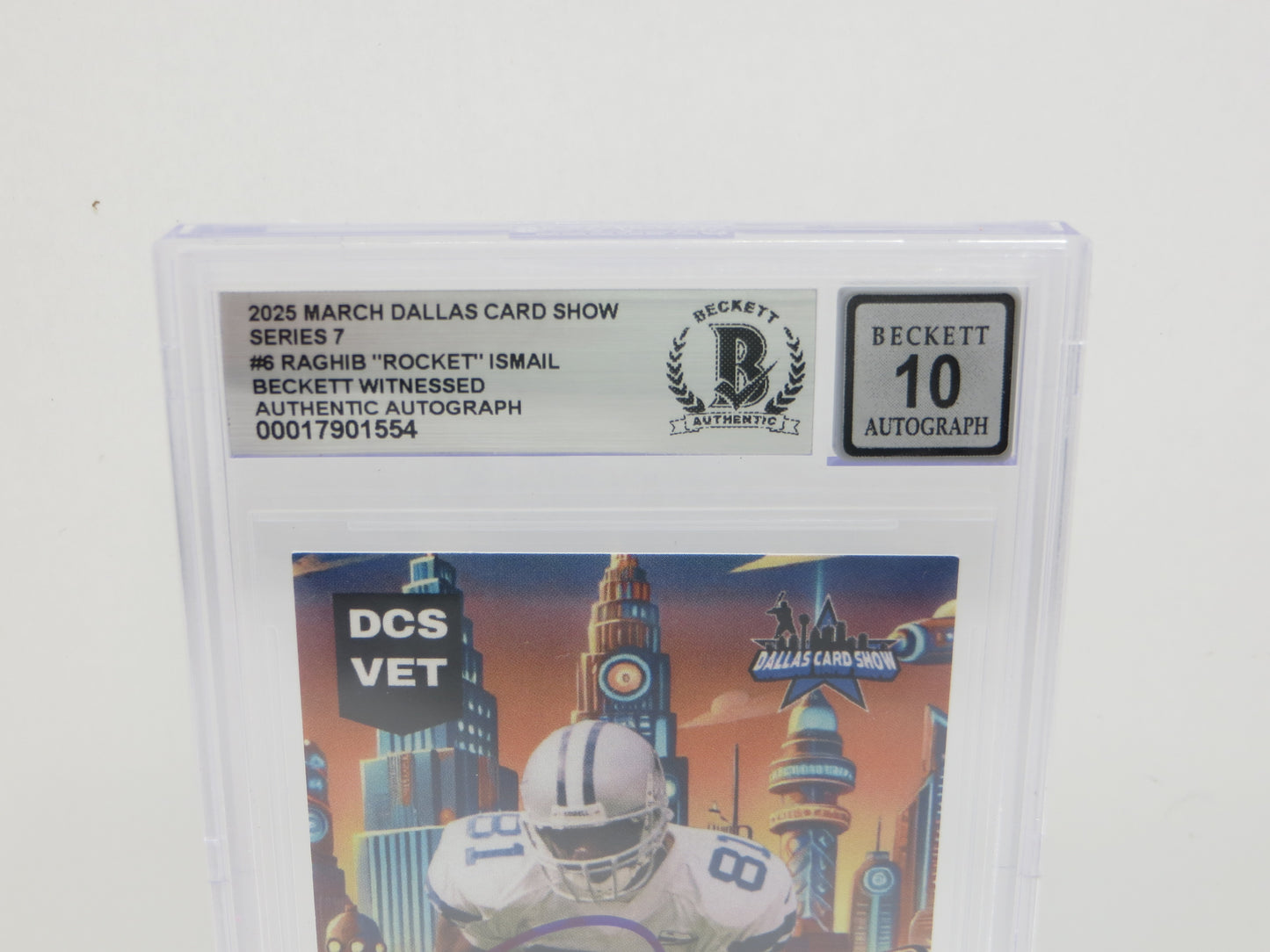 2025 MARCH DALLAS CARD SHOW SERIES 7 RAGHIB "ROCKET" ISMAIL BAS 10 AUTO