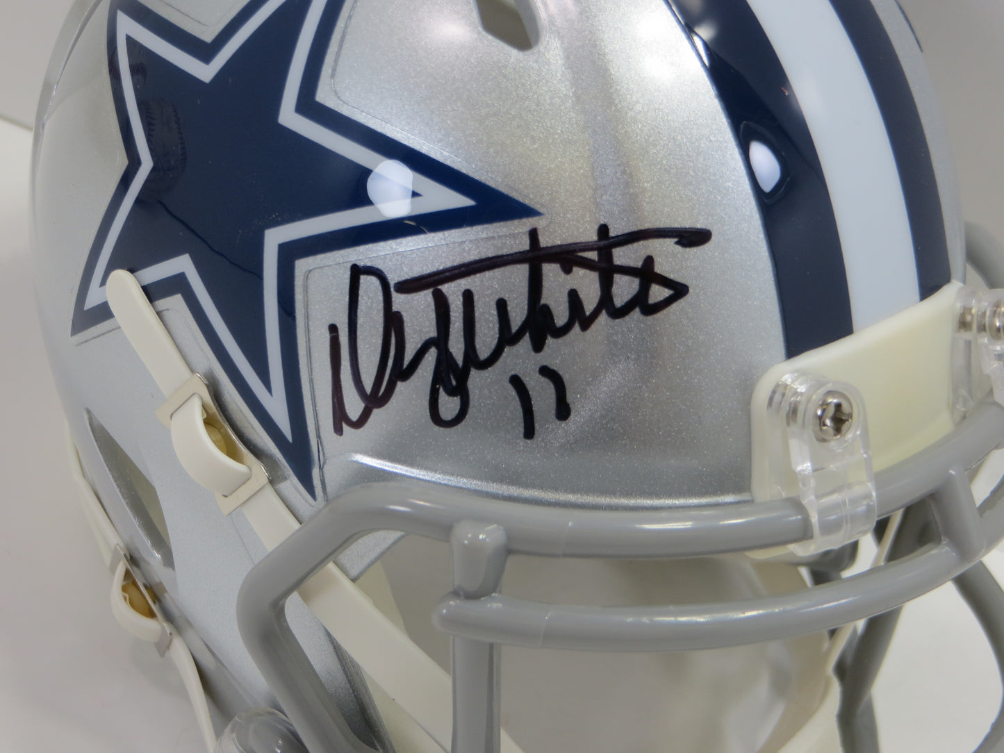 DANNY WHITE SIGNED DALLAS COWBOYS MINI HELMET ASU SUN DEVILS BAS
