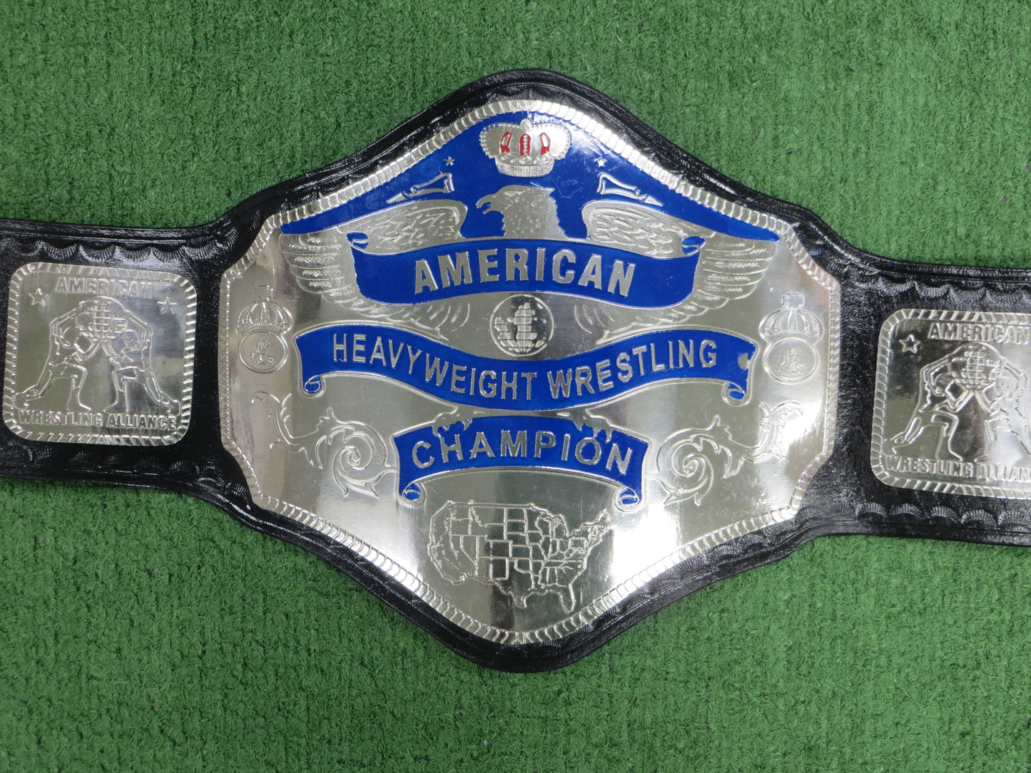 KEVIN VON ERICH SIGNED AMERICAN WORLD HEAVYWEIGHT CHAMPION BELT wINSCs BAS