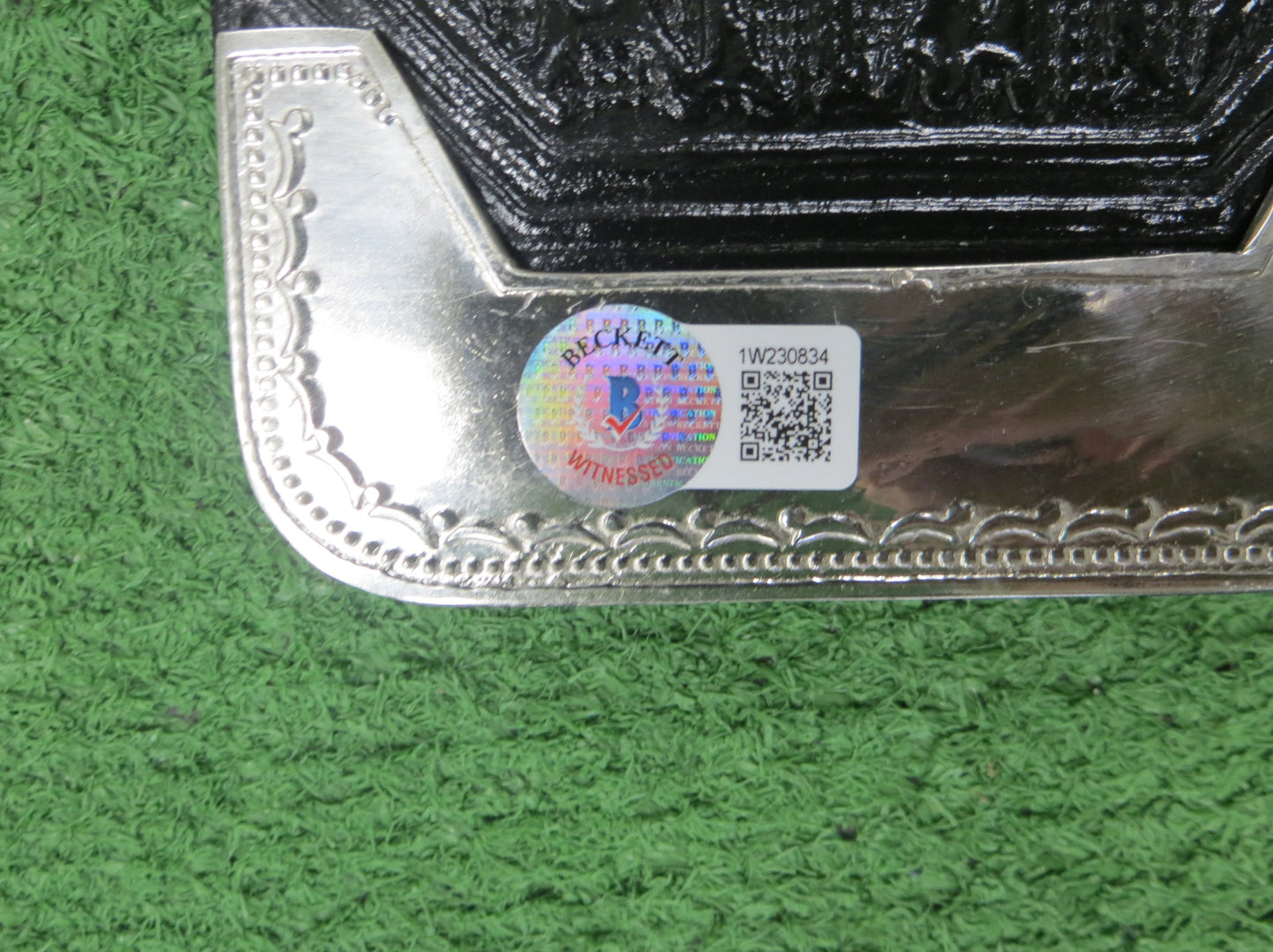 KEVIN VON ERICH SIGNED AMERICAN WORLD HEAVYWEIGHT CHAMPION BELT wINSCs BAS