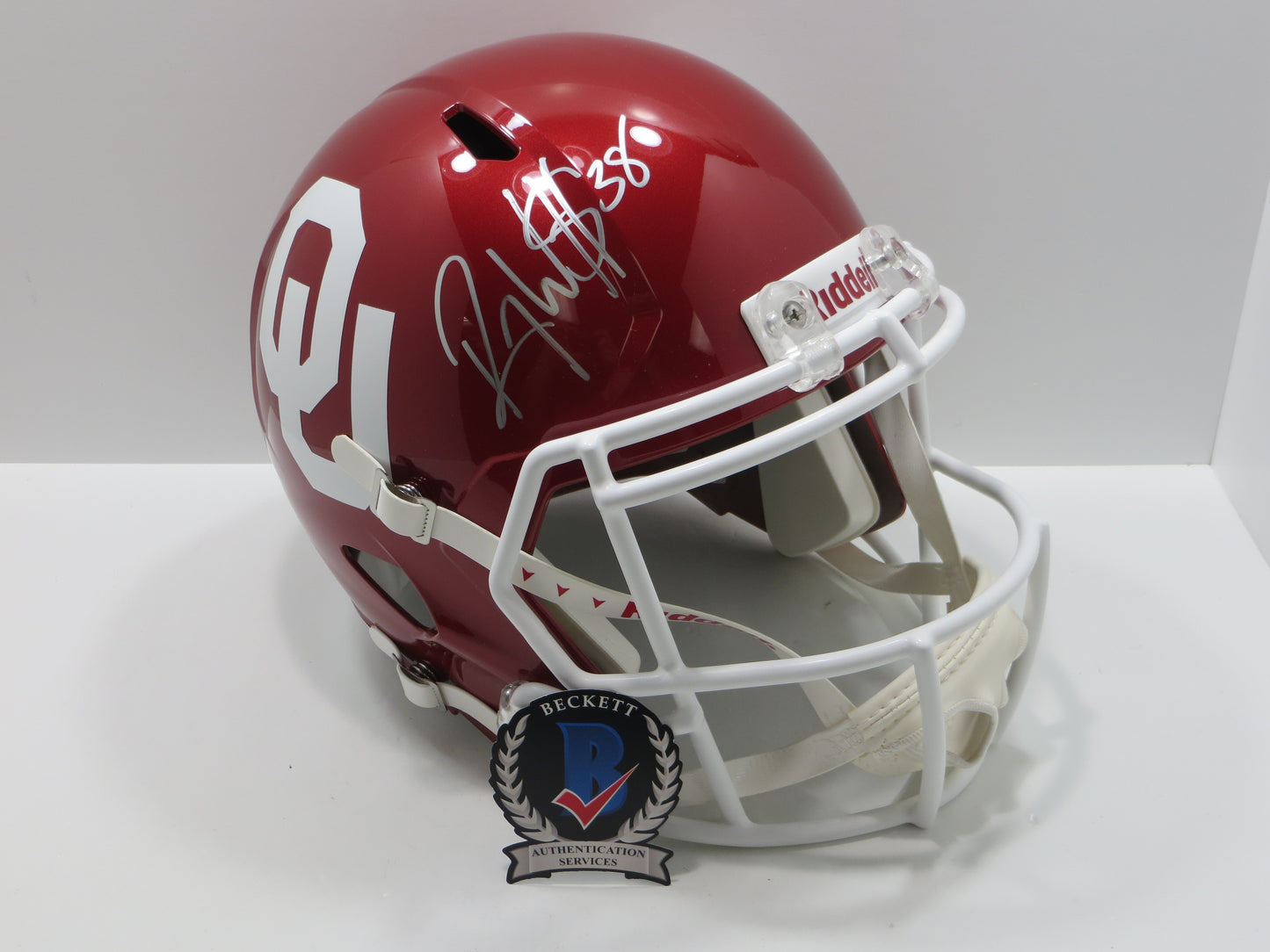 ROY WILLIAMS OU OKLAHOMA SOONERS SIGNED FULL SIZE Helmet Dallas Cowboys BAS