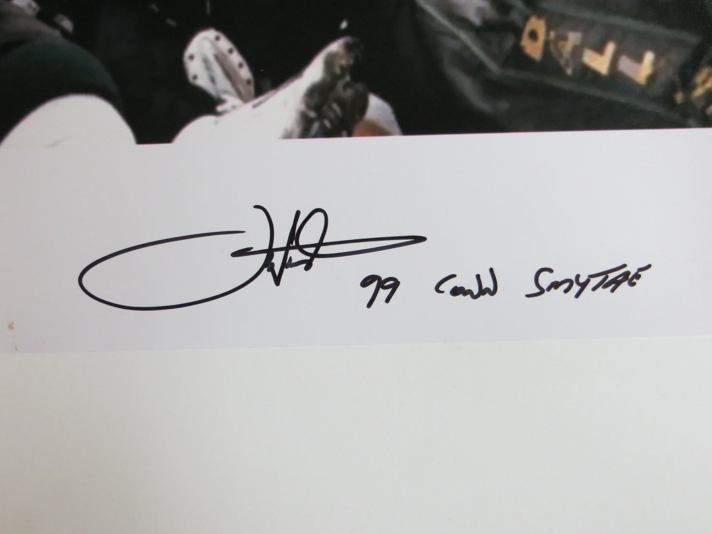 JOE NIEUWENDYK DALLAS STARS SIGNED Stanley Cup 16x20 w/99 CONN SMYTHE BAS