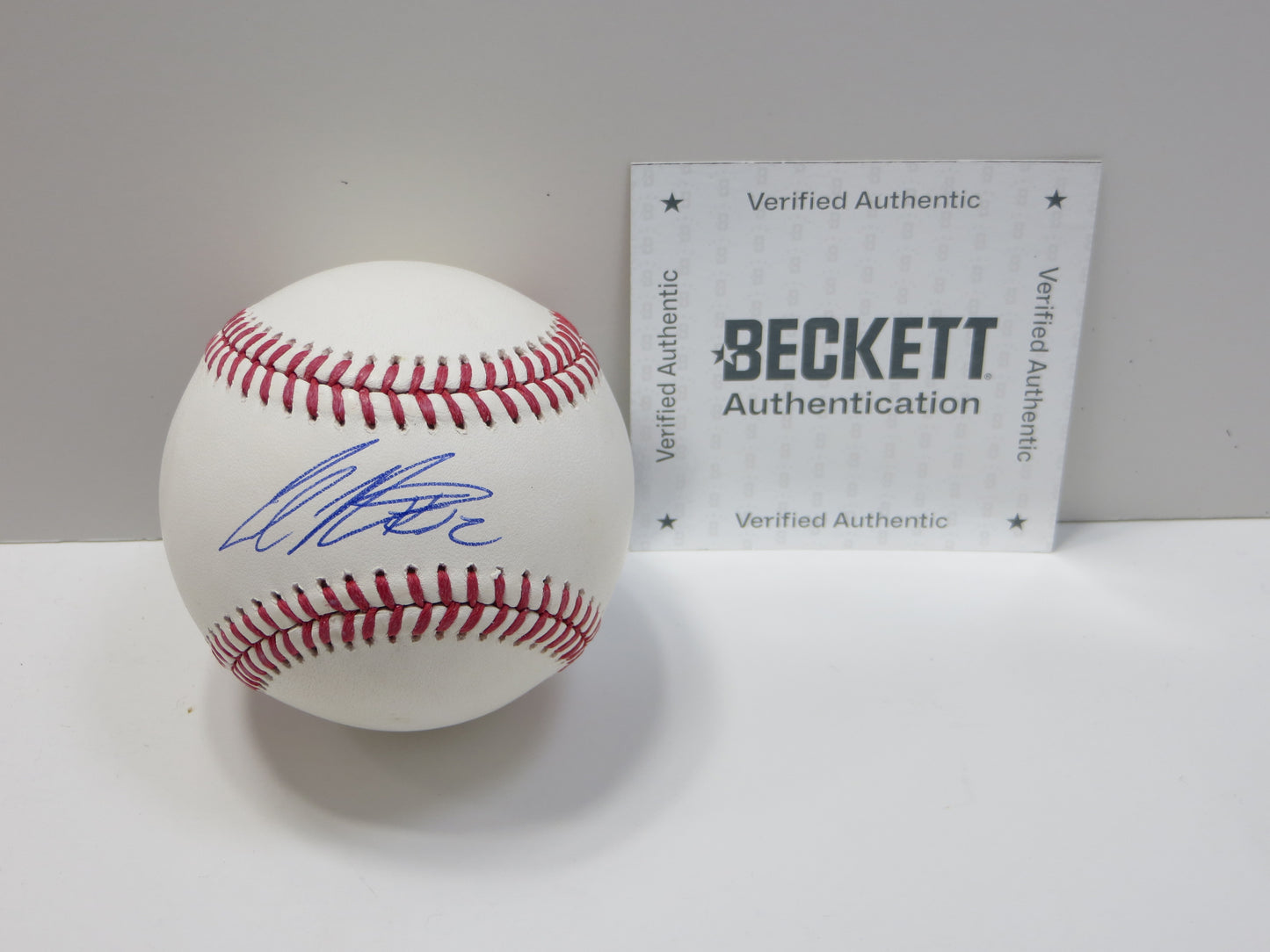 COLSON MONTGOMERY SIGNED Rawlings OML BASEBALL Chicago White Sox BAS