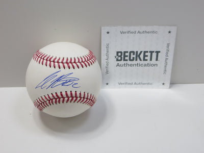 COLSON MONTGOMERY SIGNED Rawlings OML BASEBALL Chicago White Sox BAS