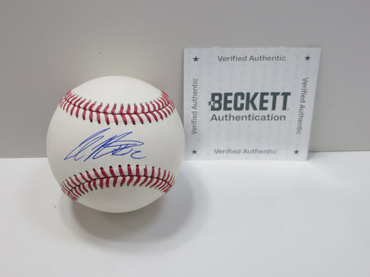 COLSON MONTGOMERY SIGNED Rawlings OML BASEBALL Chicago White Sox BAS