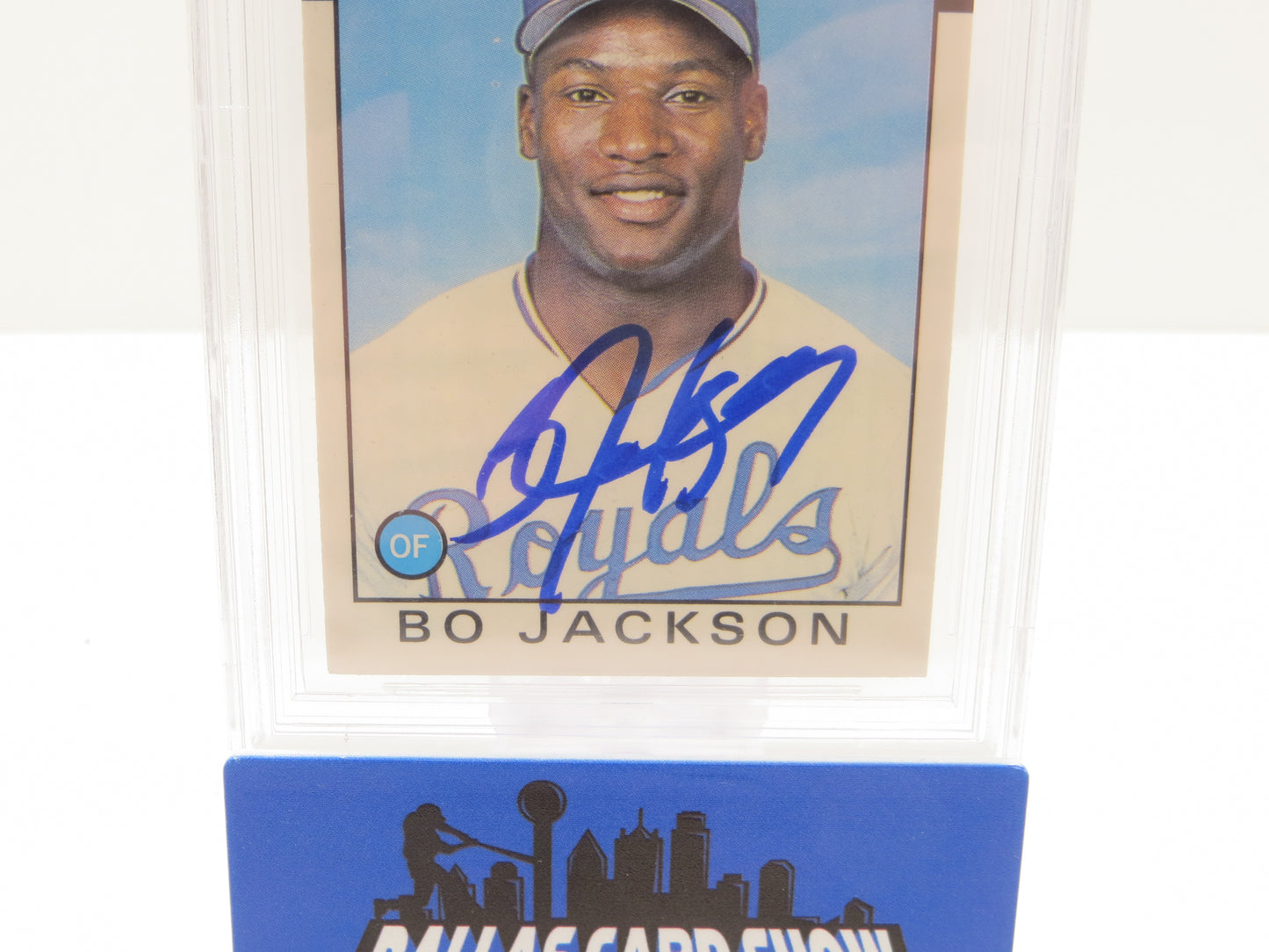 BO JACKSON SIGNED 1986 TOPPS TRADED #50T KC ROYALS BGS BAS SLAB AUTO 10