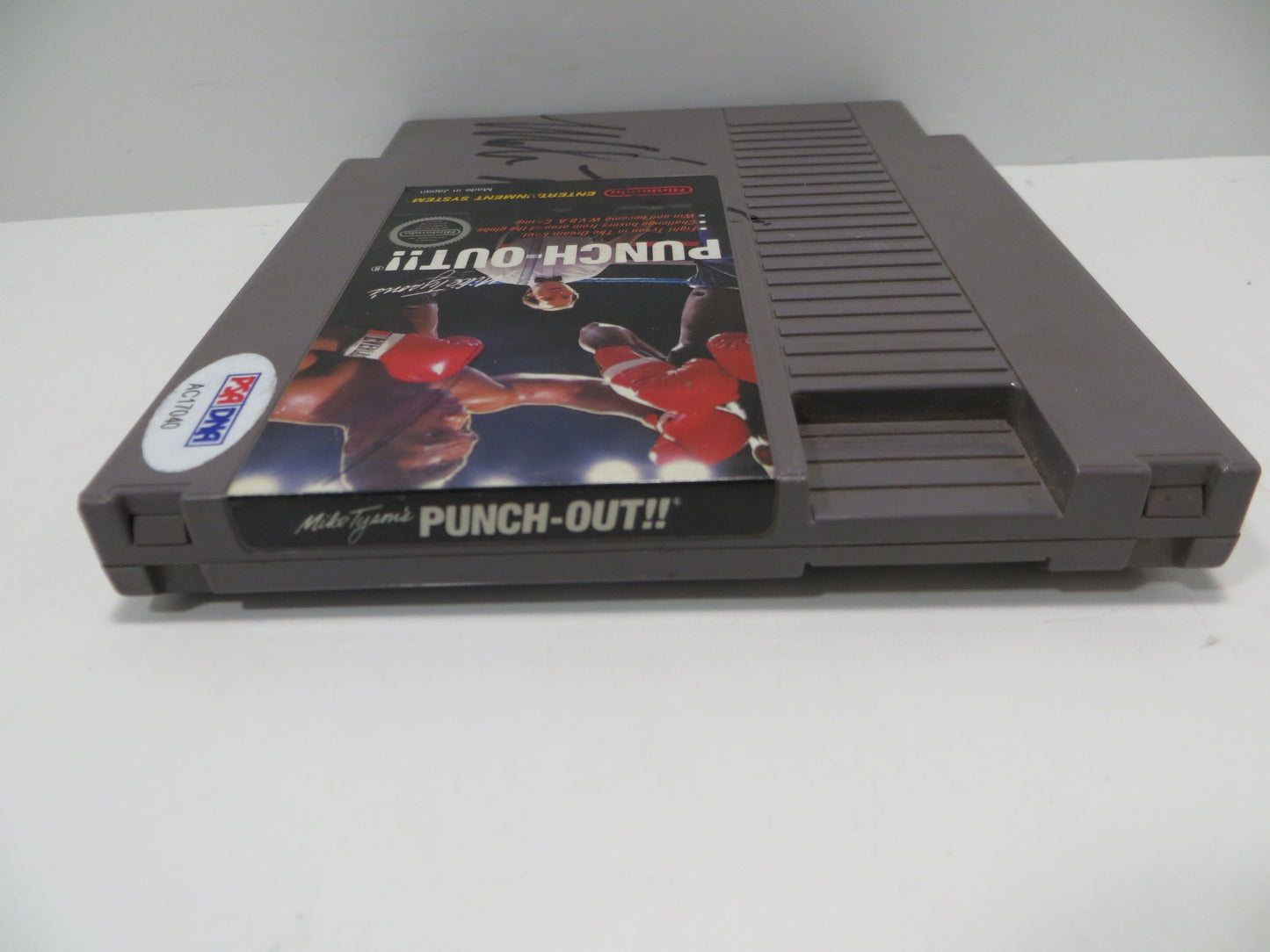 MIKE TYSON SIGNED PUNCH OUT!! Nintendo NES CARTRIDGE GAME PSA COA