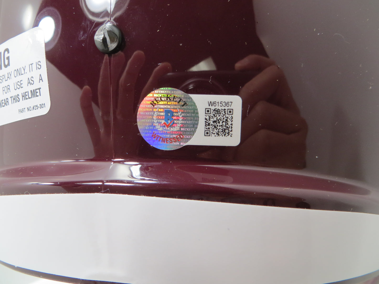 JOHNNY MANZIEL SIGNED TEXAS A&M AGGIES FULL SIZE HELMET w/JOHNNY FB BAS COA