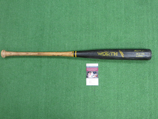 JOSE CRUZ SR. SIGNED GAME USED WORTH BAT w/ CHEO Houston Astros JSA COA