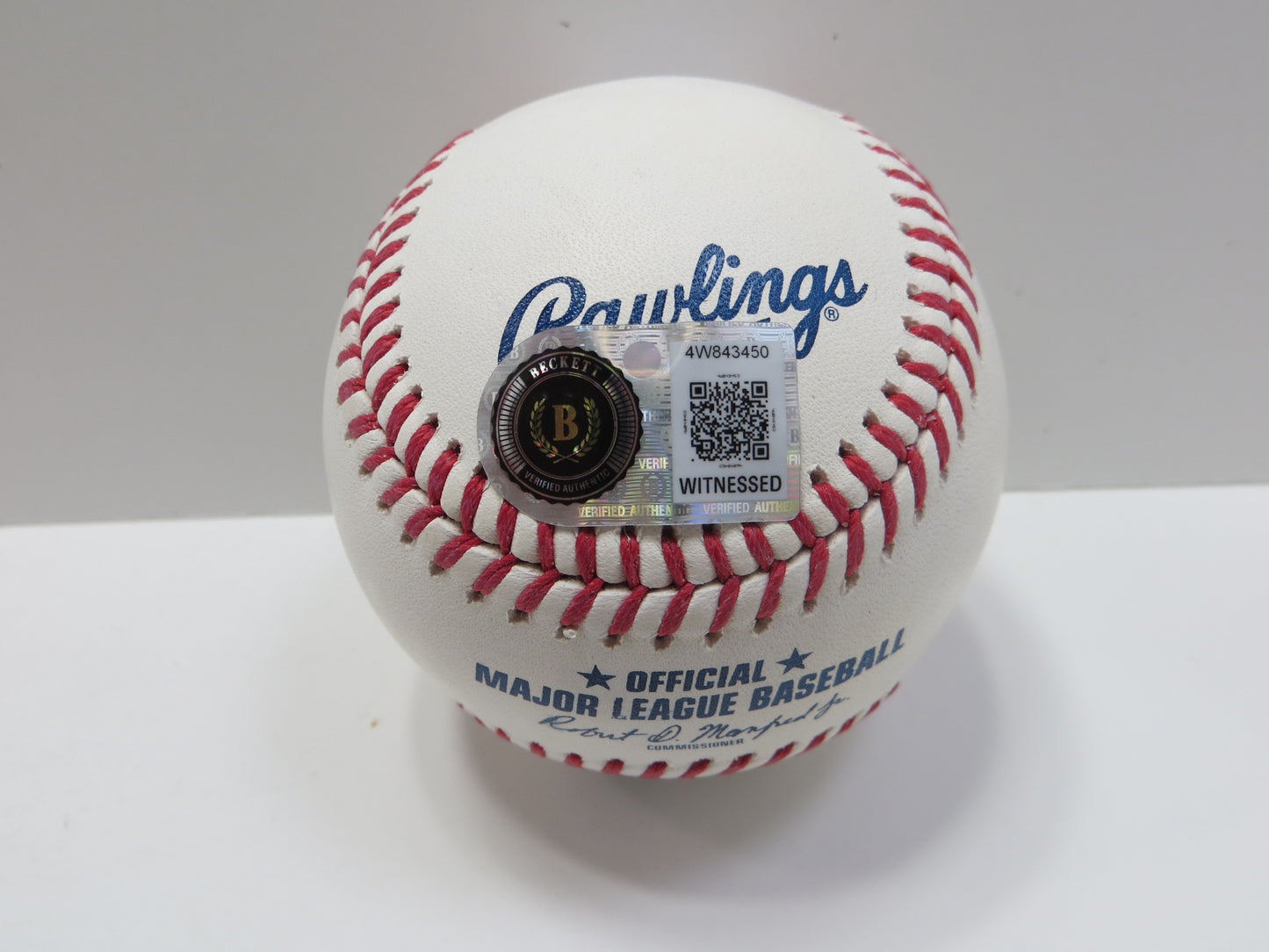 COLSON MONTGOMERY SIGNED Rawlings OML BASEBALL Chicago White Sox BAS